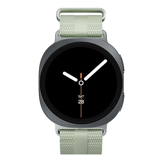Galaxy Watch8 | 44 мм | 4G LTE | Graphite | Athleisure/Sage | S/M, Размер: 44 мм, Цвет: Graphite, Тип ремешка: Athleisure, Цвет ремешка: Sage, Размер ремешка: S/M, Подключение часов: Bluetooth / Wi-Fi + 4G LTE, изображение 2